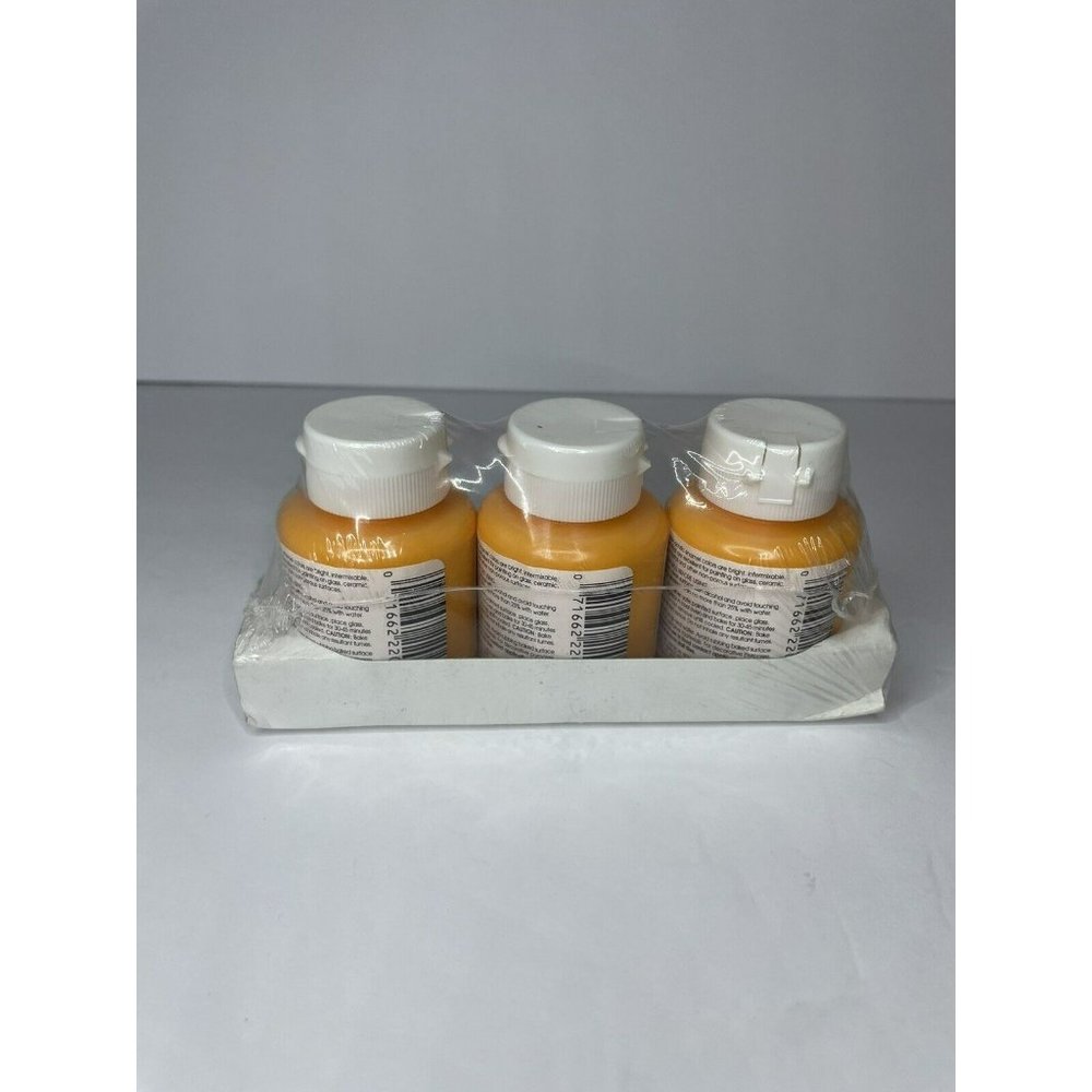 Vtg Liquitex Glossies High Gloss Acrylic Enamel paint. New old stock Yell-Orge